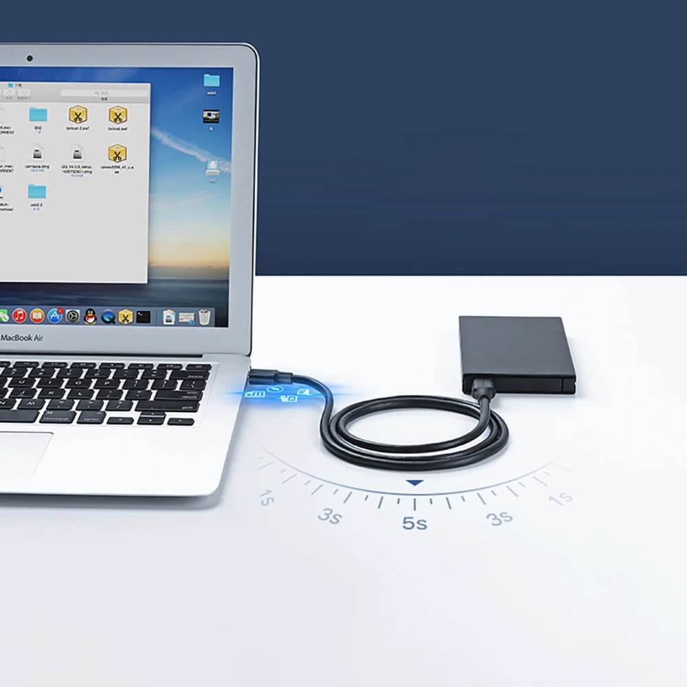 Kabel UGREEN US128 USB 3.2 Gen 1 3m černý - 12