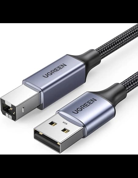 UGREEN US369 USB-B Kabel für Drucker (männlich) - USB 2.0 (männlich) 480Mbps 5m schwarz