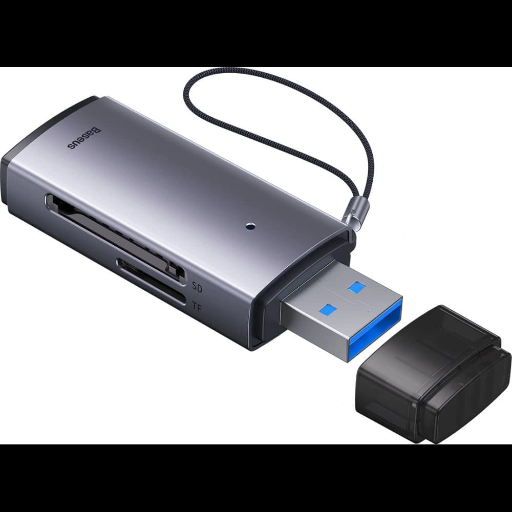 SD/TF kártyaolvasó Baseus Lite Series USB szürke - 1
