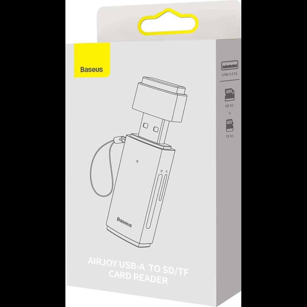 SD/TF kártyaolvasó Baseus Lite Series USB szürke - 8