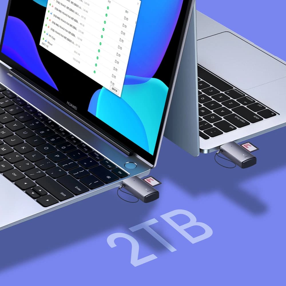 SD/TF kártyaolvasó Baseus Lite Series USB szürke - 12