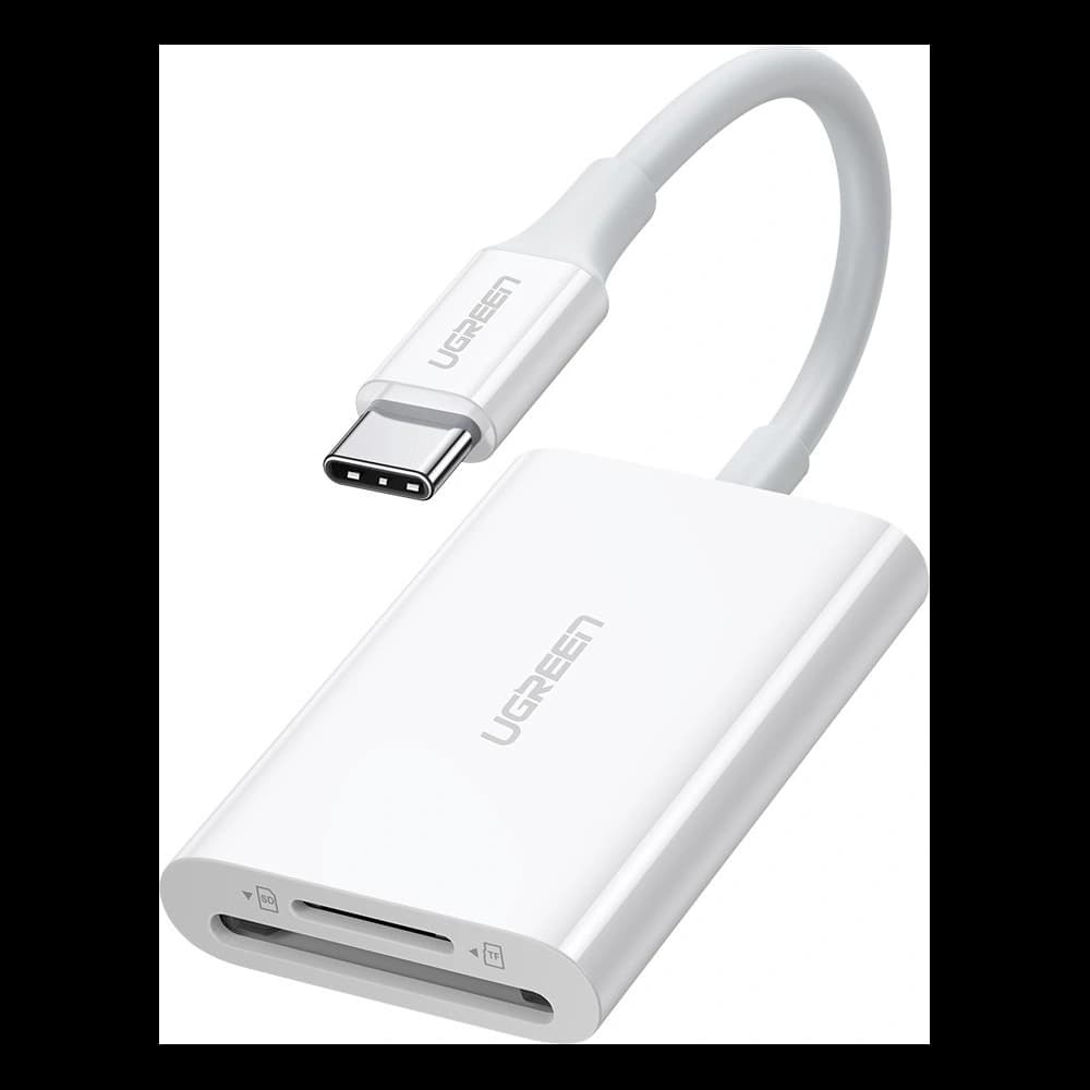 Čtečka karet SD/microSD/TF UGREEN CM265 USB-C 3.2 Gen 1 bílá - 1