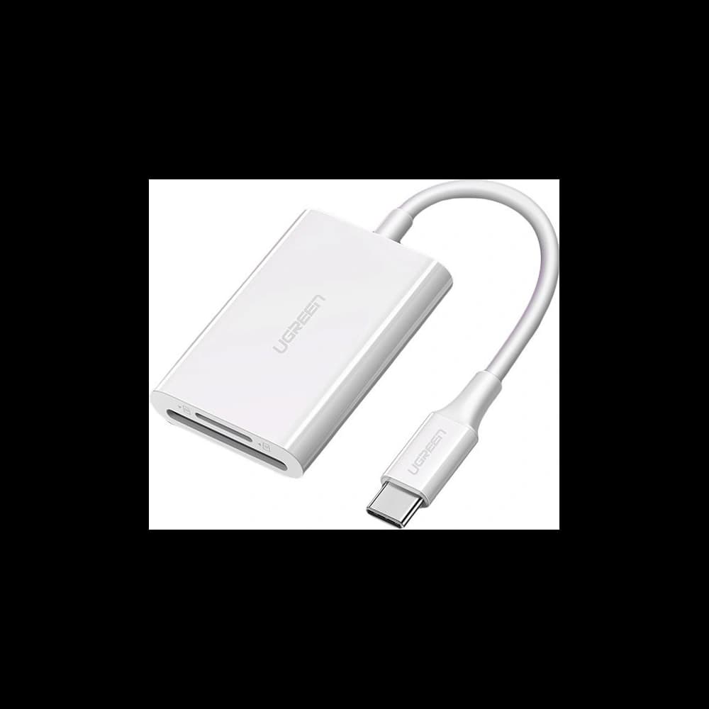 Čtečka karet SD/microSD/TF UGREEN CM265 USB-C 3.2 Gen 1 bílá - 2