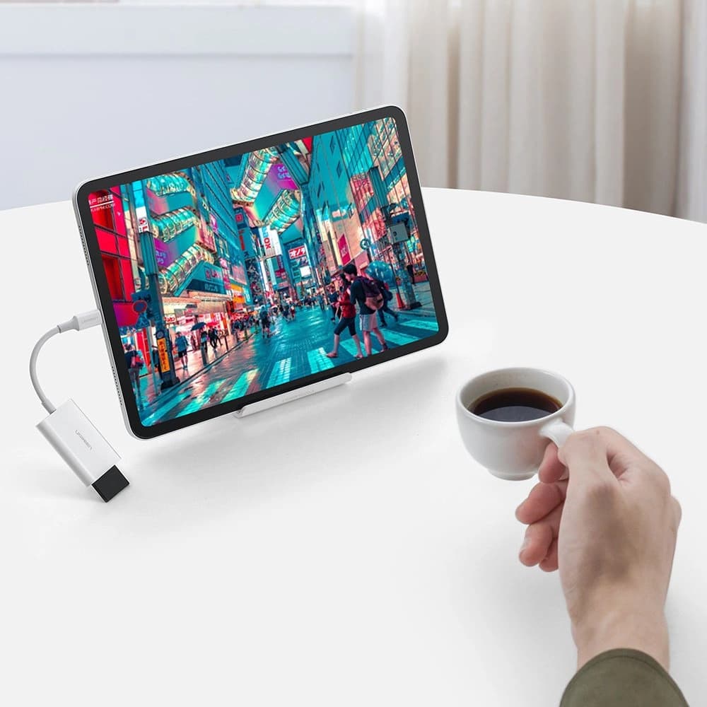 Čtečka karet SD/microSD/TF UGREEN CM265 USB-C 3.2 Gen 1 bílá - 4