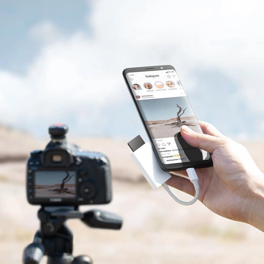 Čtečka karet SD/microSD/TF UGREEN CM265 USB-C 3.2 Gen 1 bílá - 5