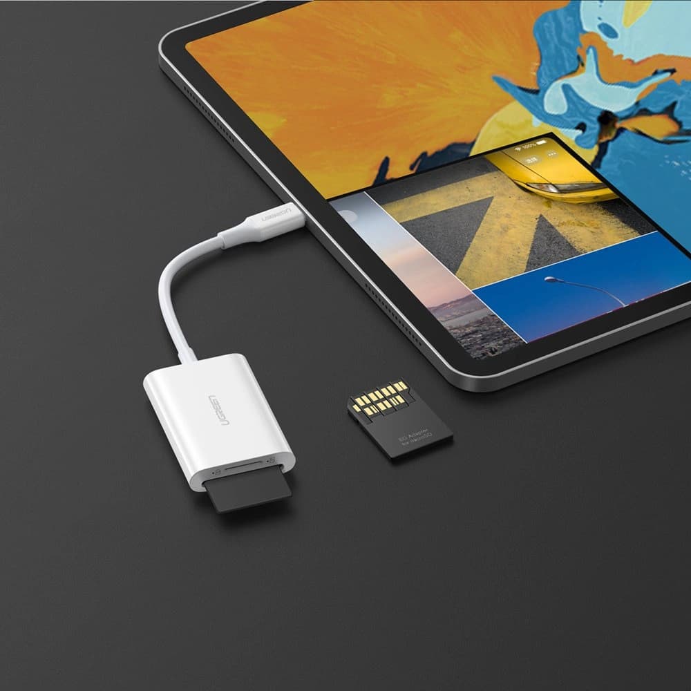 Čtečka karet SD/microSD/TF UGREEN CM265 USB-C 3.2 Gen 1 bílá - 6