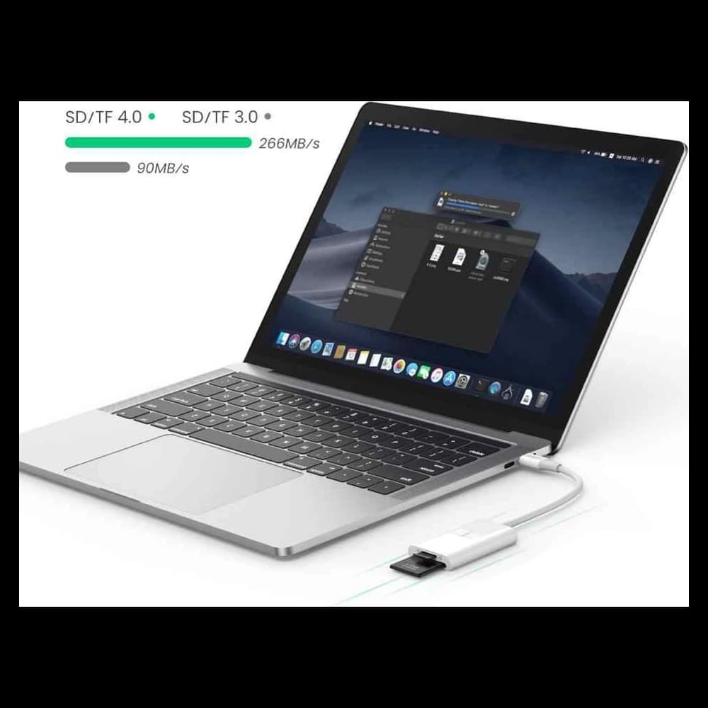 Čtečka karet SD/microSD/TF UGREEN CM265 USB-C 3.2 Gen 1 bílá - 9