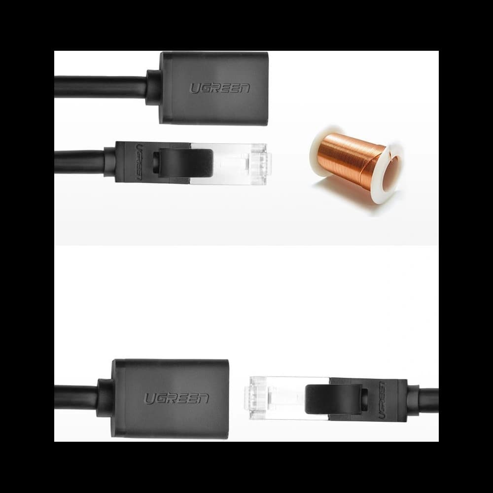 UGREEN NW112 Ethernet RJ45 Cat 6 FTP 1000Mbps 5m schwarz Verlängerungskabel - 7