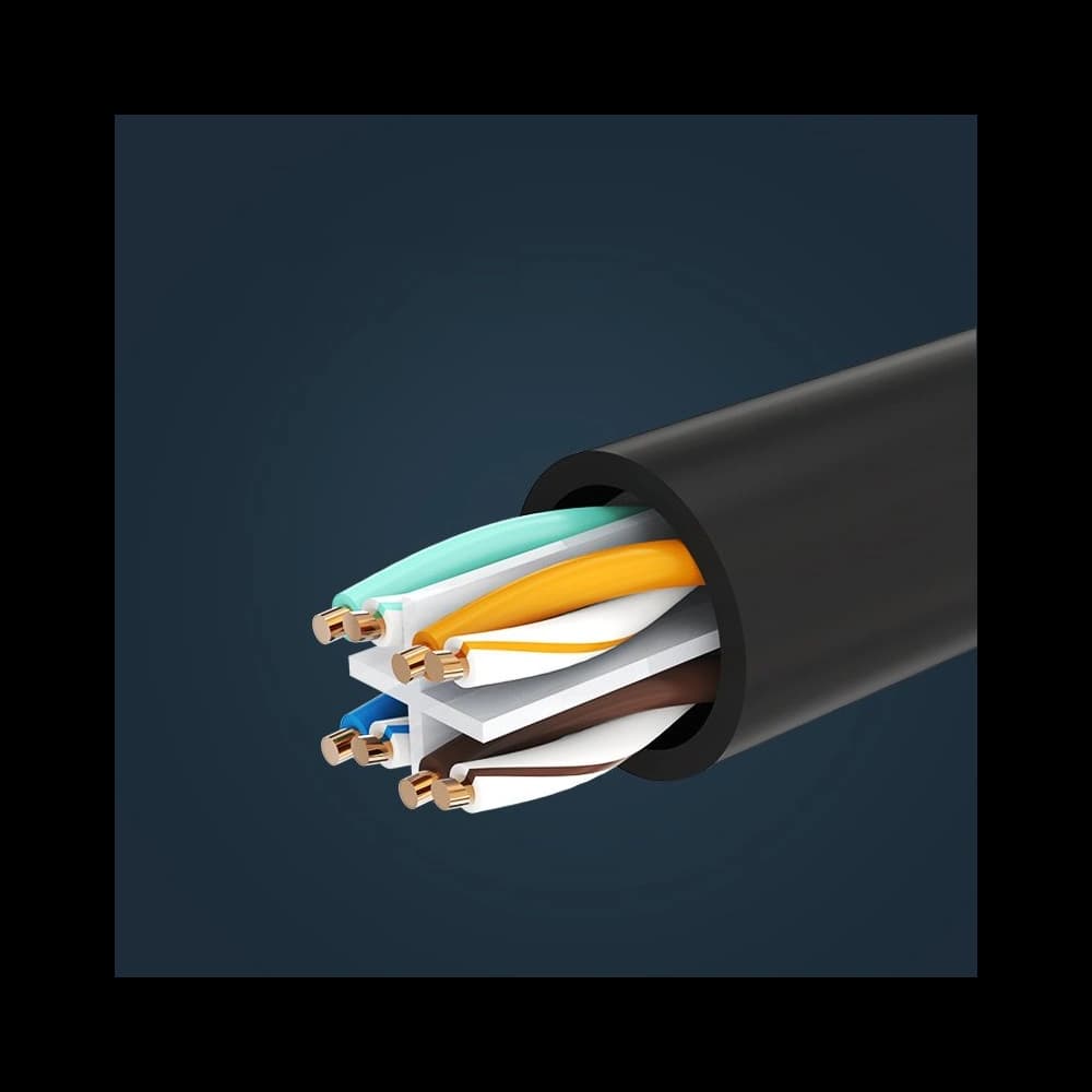 UGREEN NW112 Ethernet RJ45 Cat 6 FTP 1000Mbps 5m schwarz Verlängerungskabel - 12