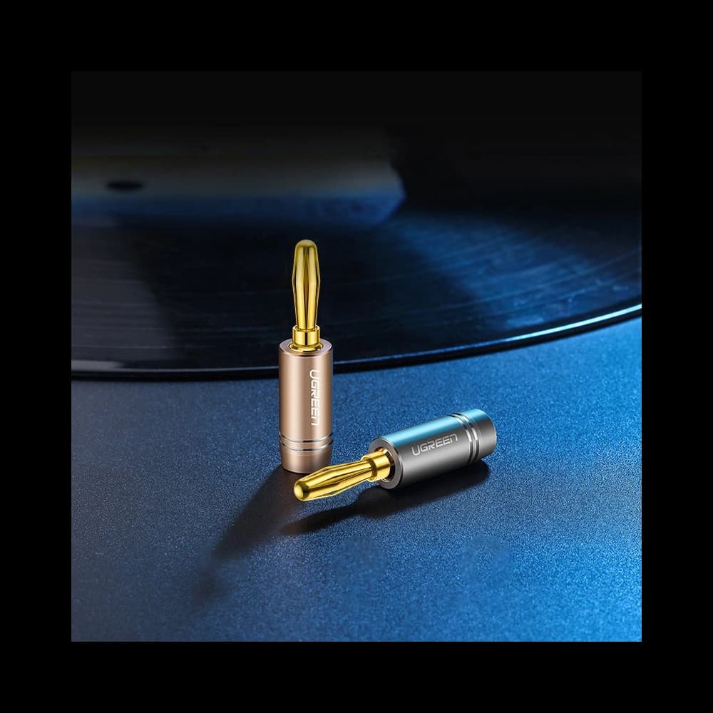 UGREEN AV149 aluminum multi-color gold-plated banana plug [4 PACK] - 5