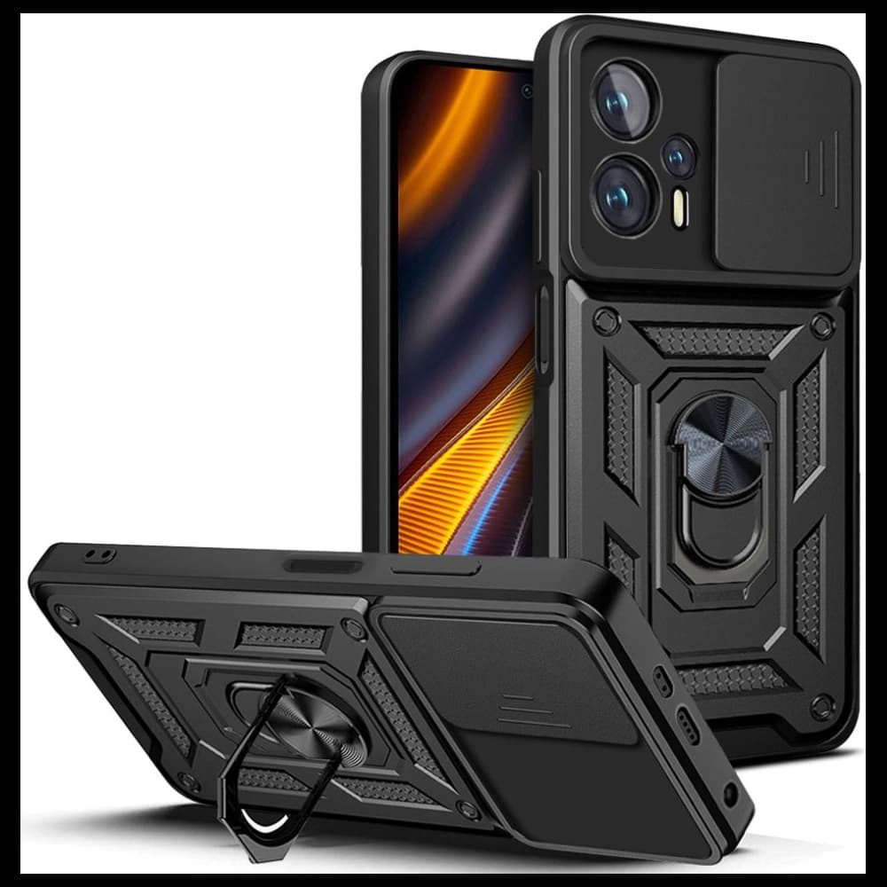 Etui Tech-Protect CamShield Pro POCO X4 GT Černá - 1