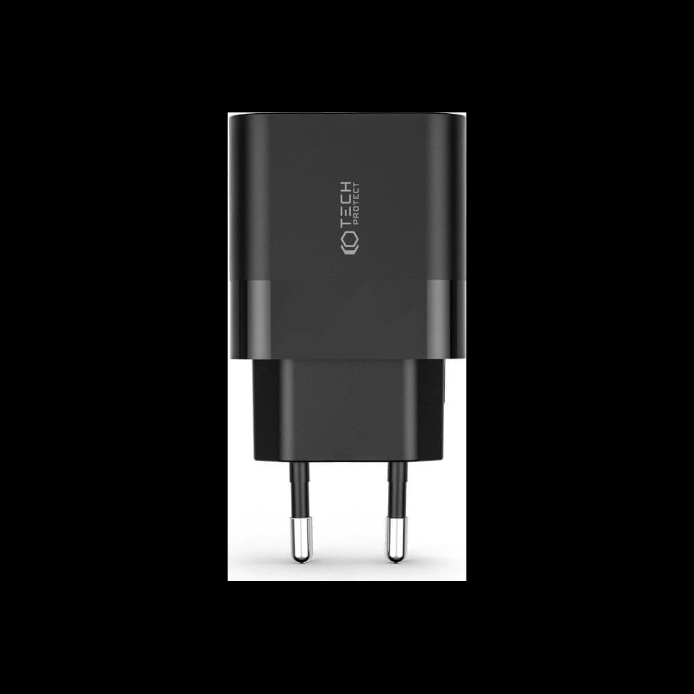 Hálózati töltő Tech-Protect C30W 2-portos hálózati töltő PD 30W QC 3.0 fekete - 2
