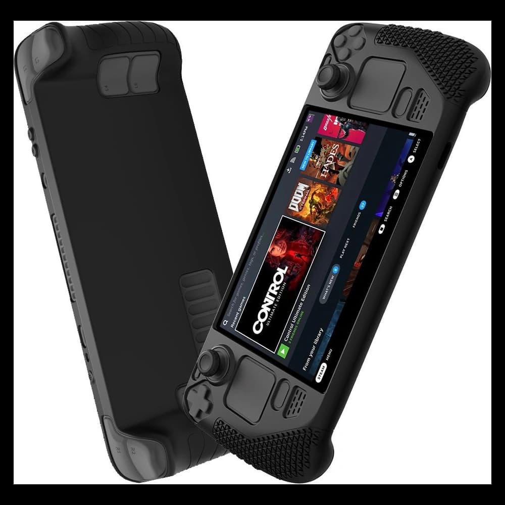 Etui Tech-Protect TPUCarbon Valve Steam Deck LCD / OLED černé - 4