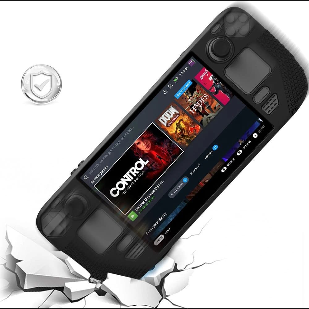 Etui Tech-Protect TPUCarbon Valve Steam Deck LCD / OLED černé - 8