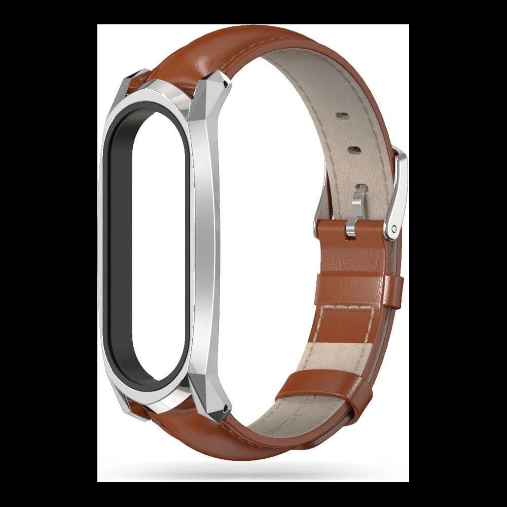 Pasek Tech-Protect Herms Xiaomi Mi Band 7 Culoare Maro - 2