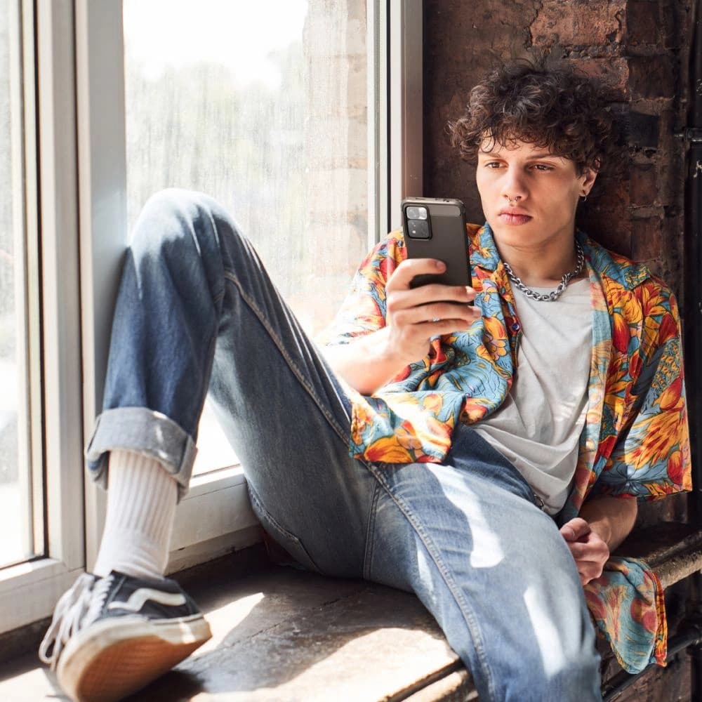 Etui Spigen Rugged Armor Redmi Note 11 Pro+ Plus 5G Matt Fekete - 10