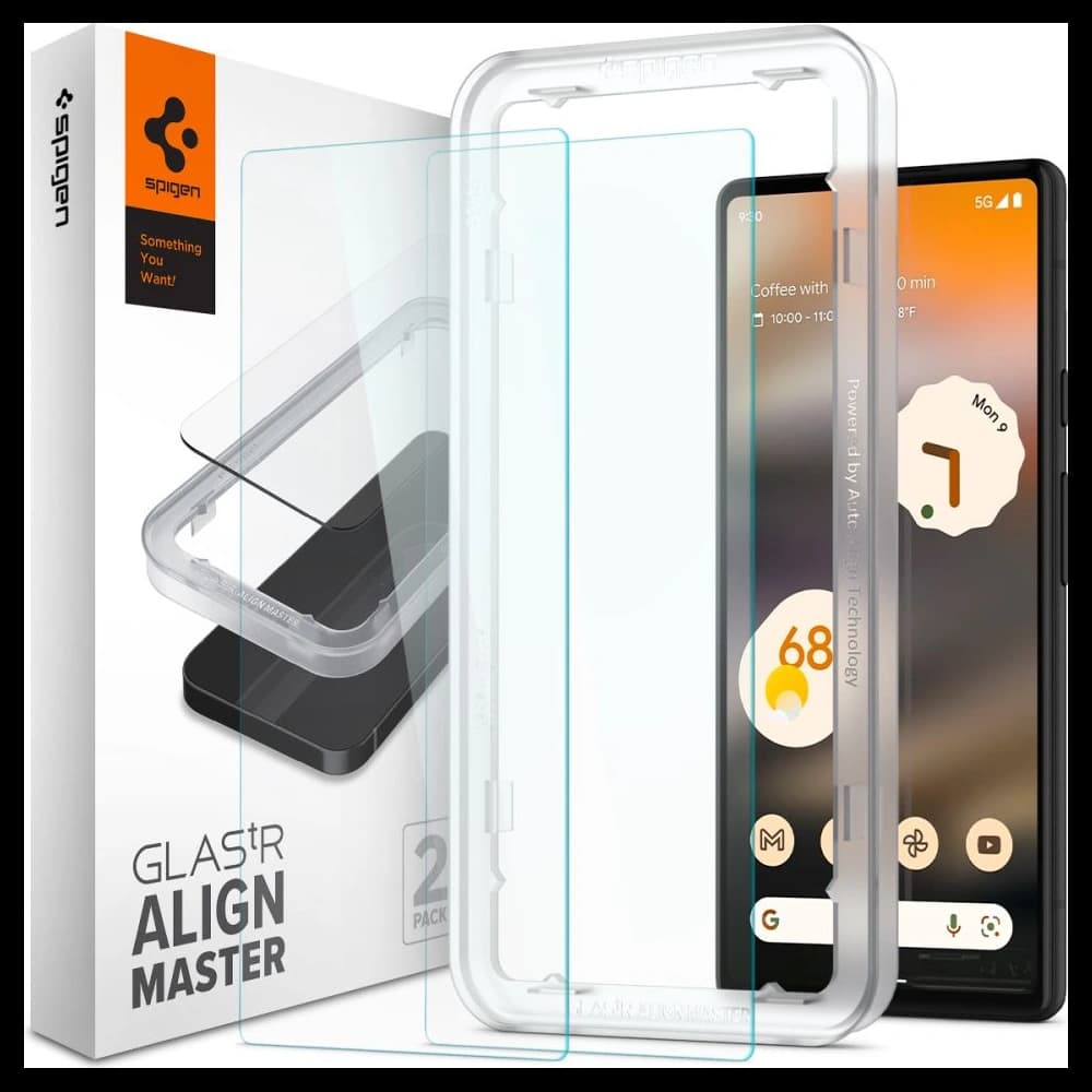 Edzett üveg Spigen GLAS.tR Slim AlignMaster Google Pixel 6a [2 PACK] - 1