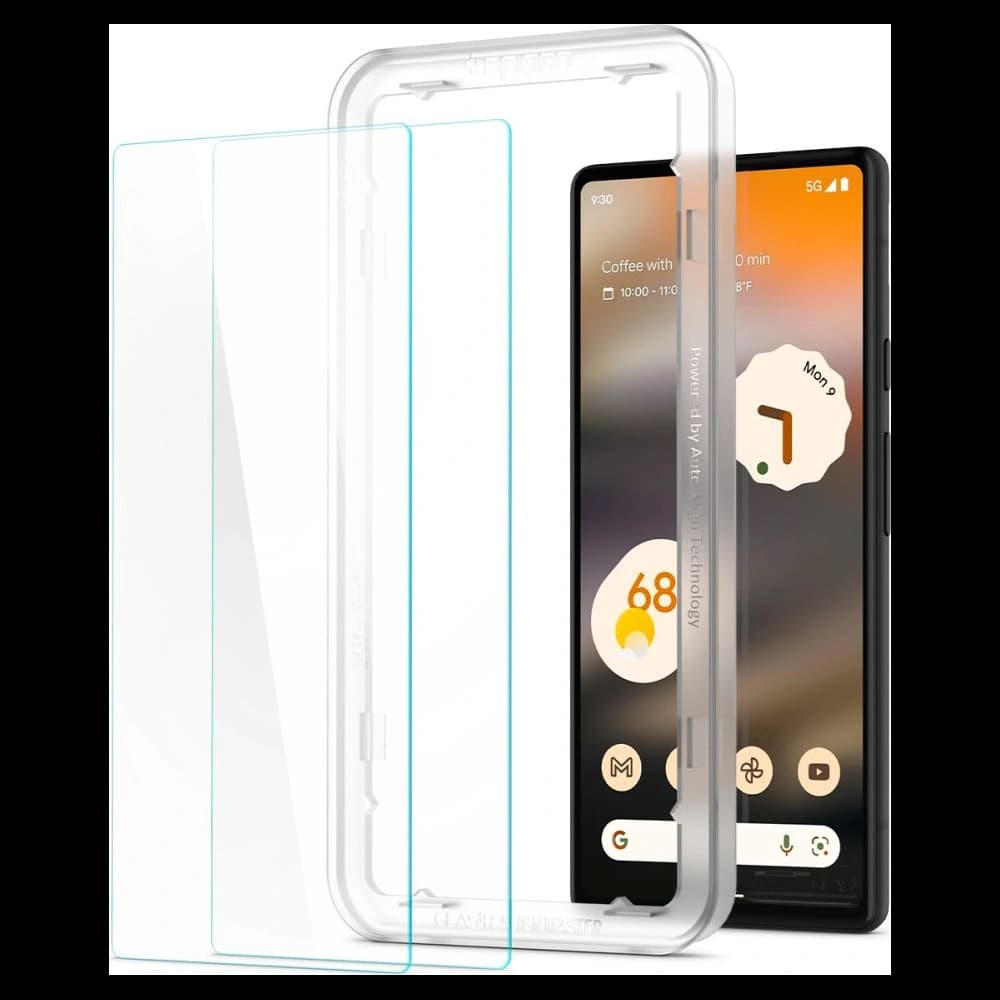 Edzett üveg Spigen GLAS.tR Slim AlignMaster Google Pixel 6a [2 PACK] - 6