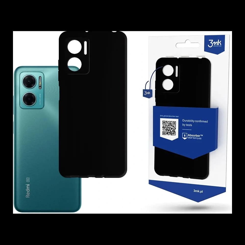 Case 3MK Matt Case Redmi Note 11E 5G/Redmi 10 5G schwarz/black - 1