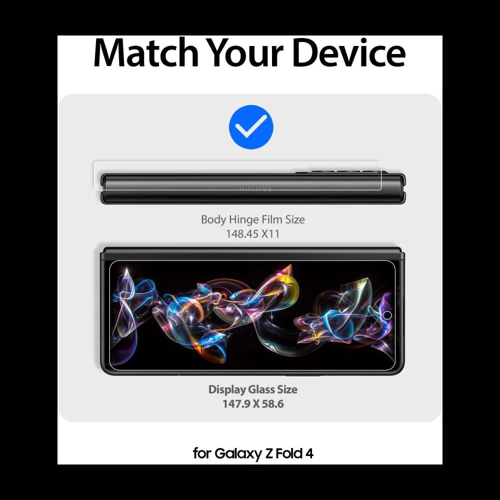 Whitestone Dome Glass Samsung Galaxy Z Fold 4 [2 PACK] - 7