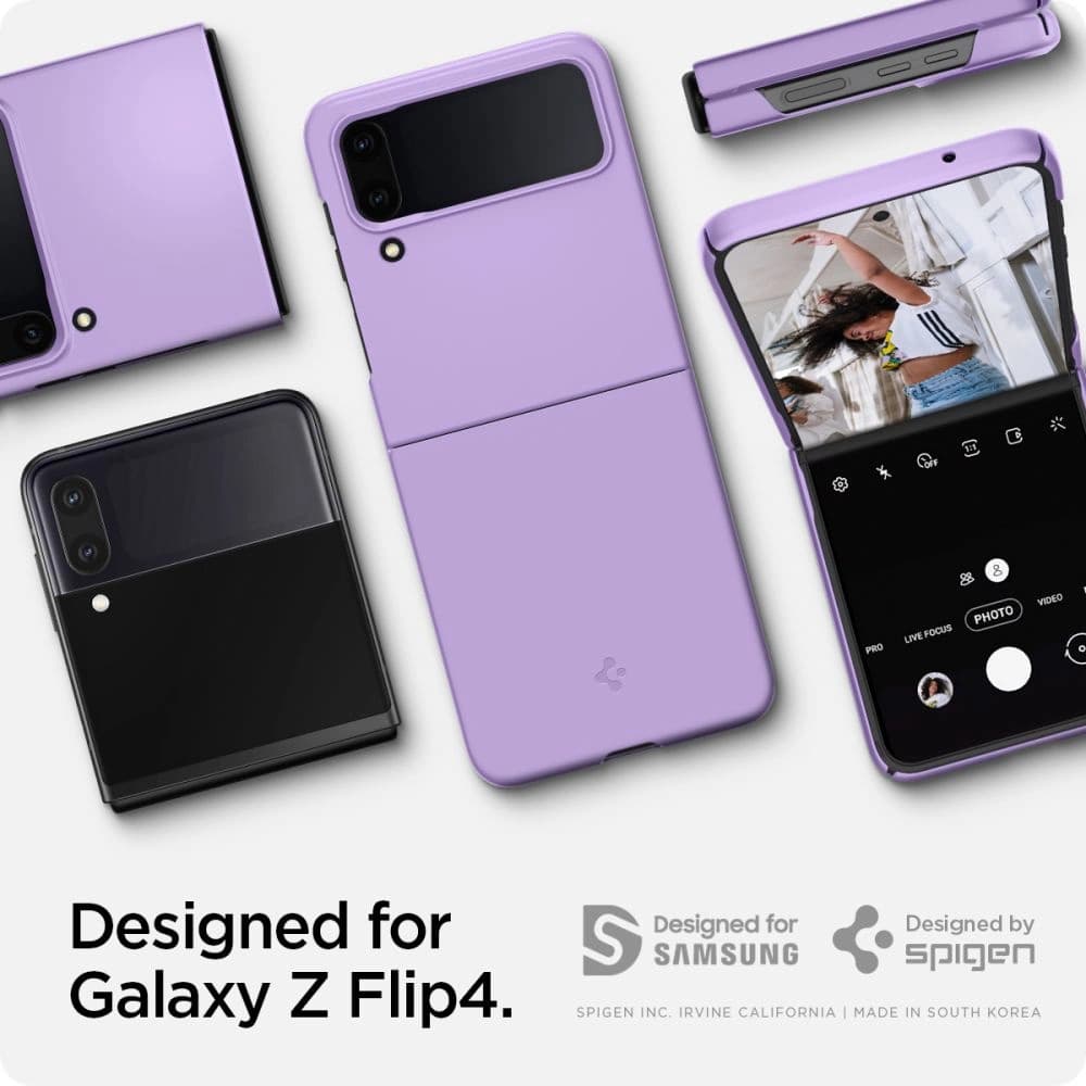 Etui Spigen Airskin Samsung Galaxy Z Flip 4 Růžová fialová - 15