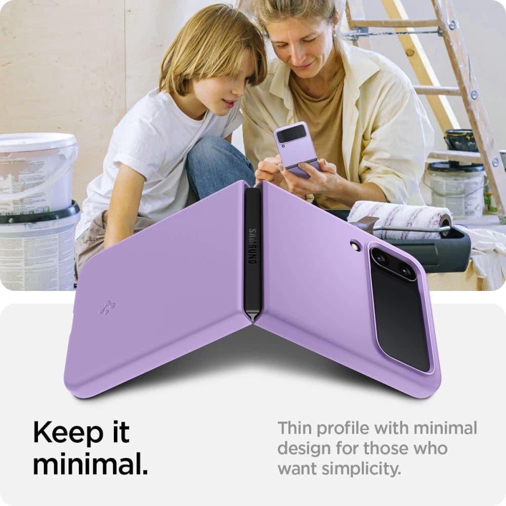 Etui Spigen Airskin Samsung Galaxy Z Flip 4 Růžová fialová - 18