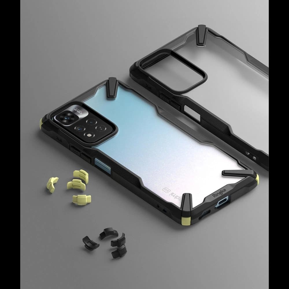 Etui Ringke Fusion-X Redmi Note 11 Pro+ 5G Fekete - 8