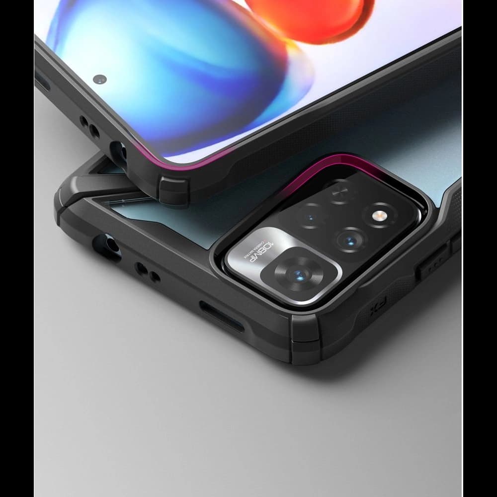 Etui Ringke Fusion-X Redmi Note 11 Pro+ 5G Fekete - 9