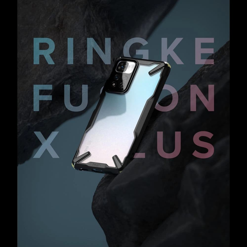 Etui Ringke Fusion-X Redmi Note 11 Pro+ 5G Fekete - 14