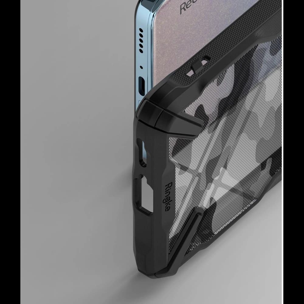 Etui Ringke Fusion-X Redmi Note 11 Pro+ 5G Camo (Moro) Fekete - 10