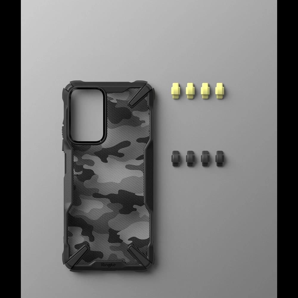 Etui Ringke Fusion-X Redmi Note 11 Pro+ 5G Camo (Moro) Fekete - 11