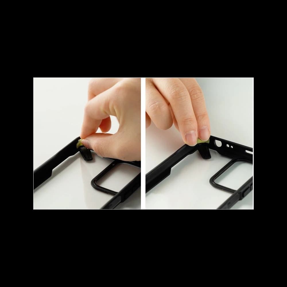 Etui Ringke Fusion-X Redmi Note 11 Pro+ 5G Camo (Moro) Fekete - 15