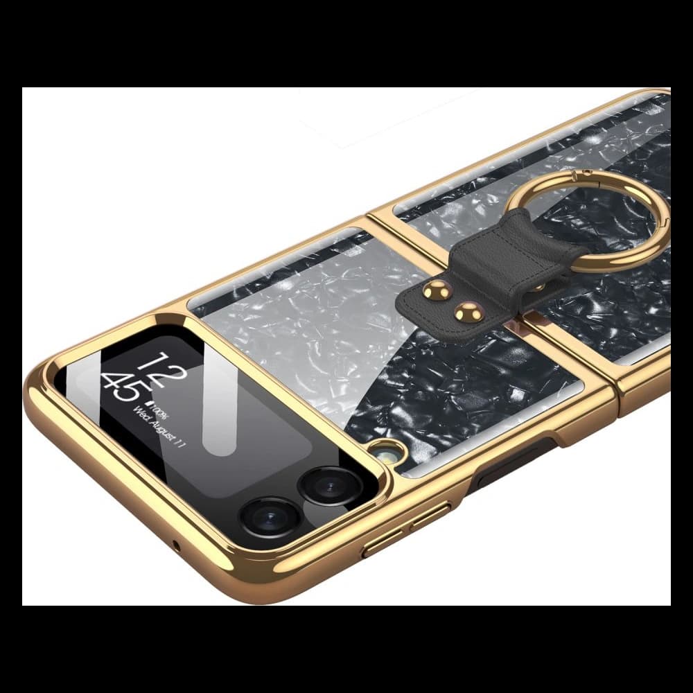 Etui Tech-Protect Mood Ring Samsung Galaxy Z Flip 4 Roz/Gold - 2