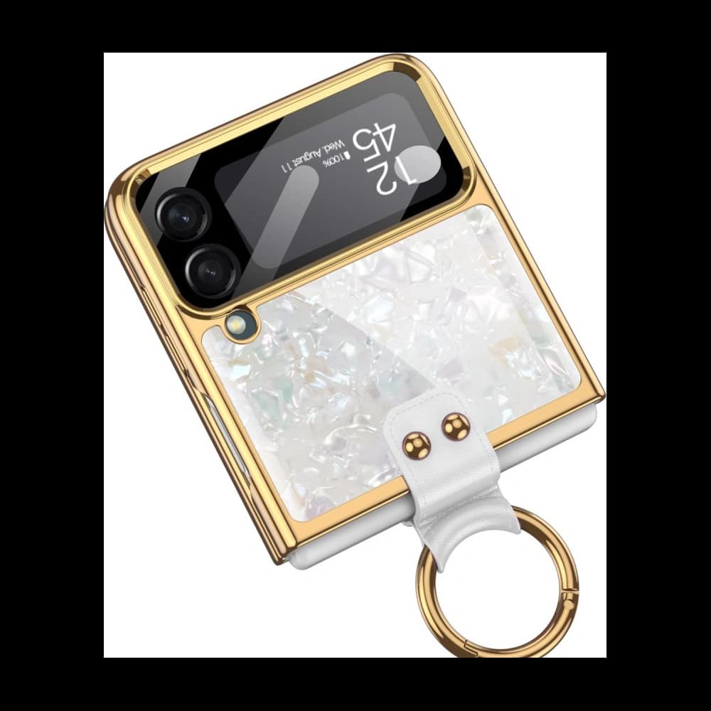 Etui Tech-Protect Mood Ring Samsung Galaxy Z Flip 4 Roz/Gold - 4