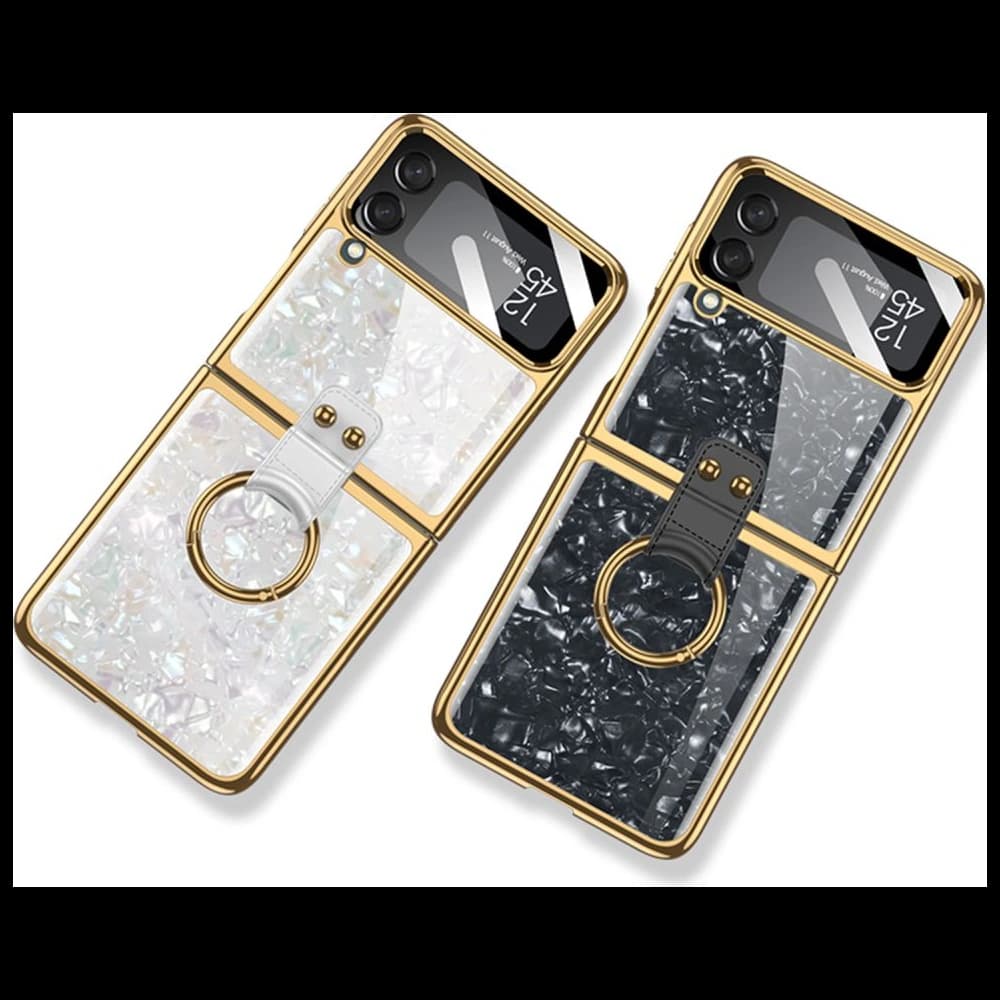 Etui Tech-Protect Mood Ring Samsung Galaxy Z Flip 4 Roz/Gold - 5