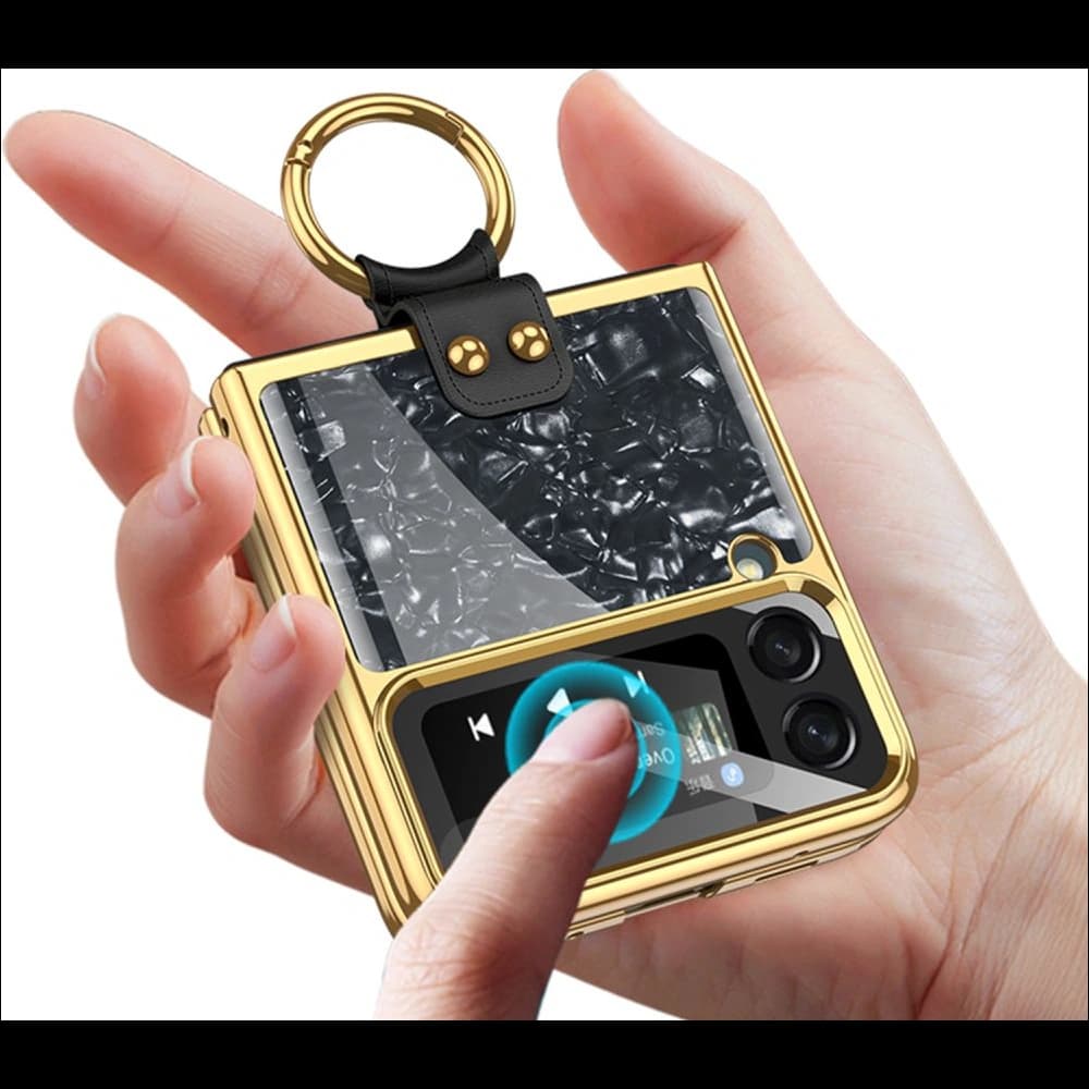 Etui Tech-Protect Mood Ring Samsung Galaxy Z Flip 4 Roz/Gold - 6