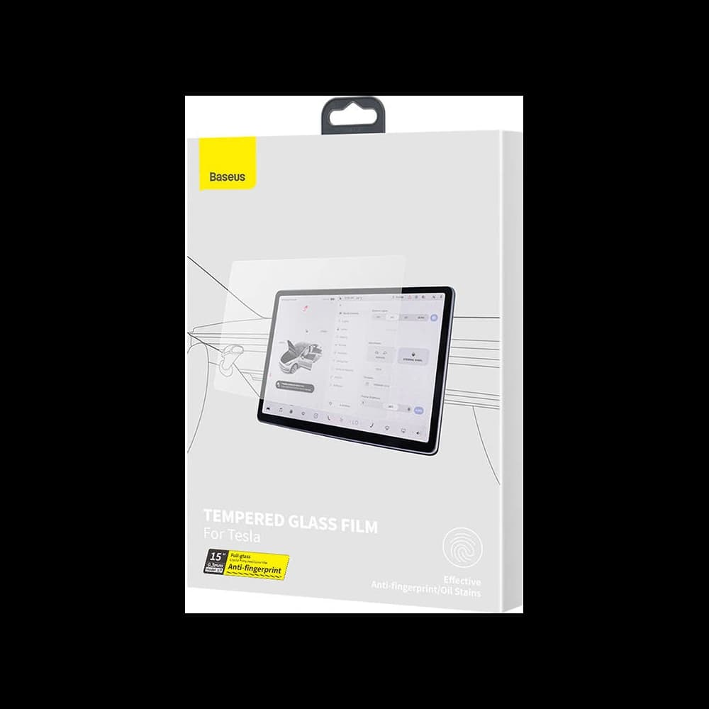 Gehärtetes Glas 0.3mm Baseus Crystal Tesla 3/Y - 5