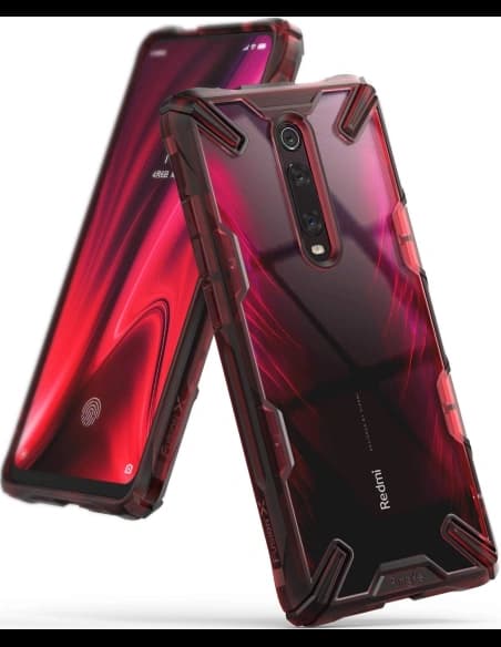 Case Ringke Fusion-X Xiaomi Mi 9T/Pro & Redmi K20/Pro Rubinrot