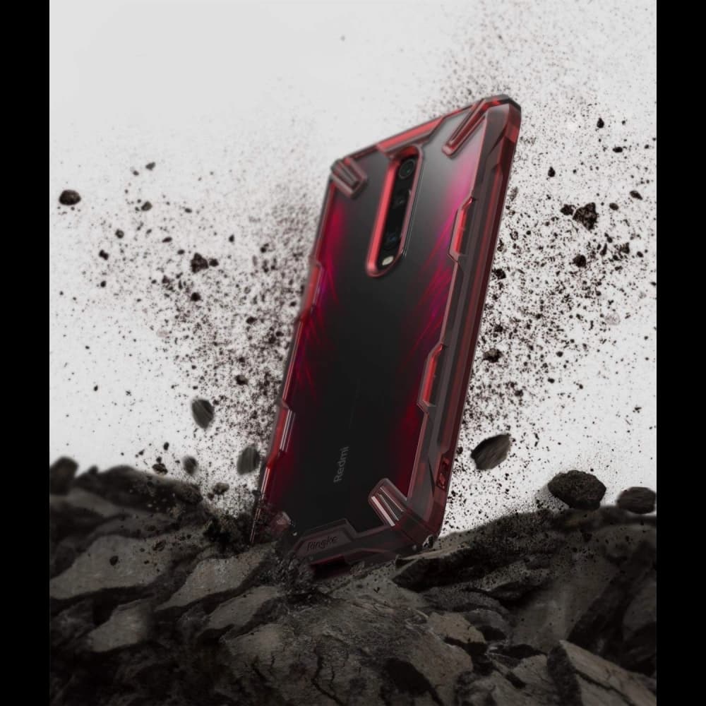 Case Ringke Fusion-X Xiaomi Mi 9T/Pro & Redmi K20/Pro Rubinrot - 4
