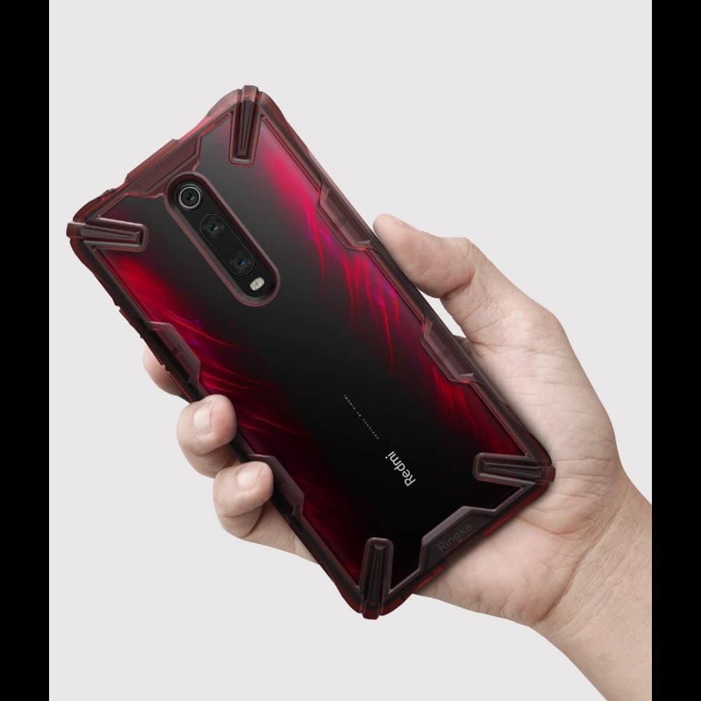 Case Ringke Fusion-X Xiaomi Mi 9T/Pro & Redmi K20/Pro Rubinrot - 5