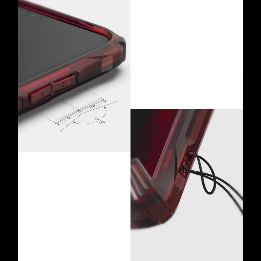 Case Ringke Fusion-X Xiaomi Mi 9T/Pro & Redmi K20/Pro Rubinrot - 6