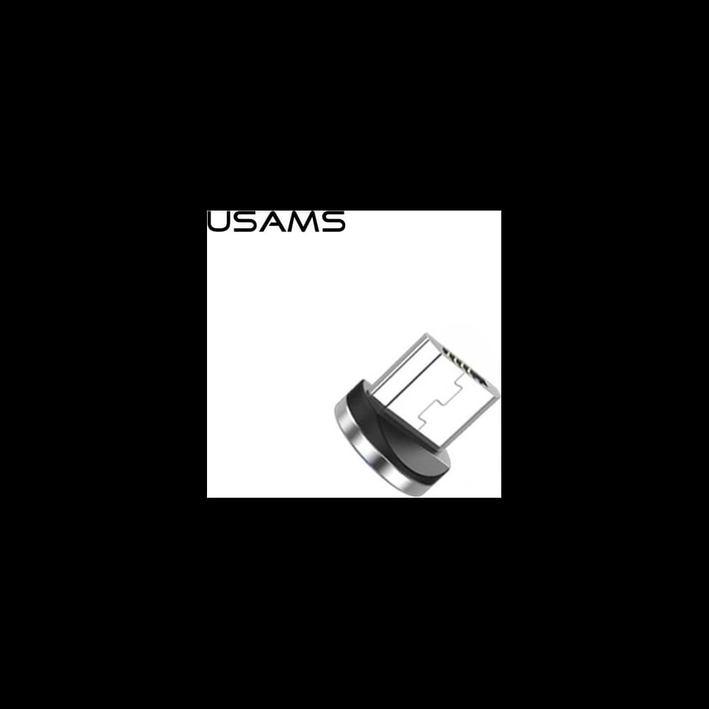 USAMS Adapter Magnetic microUSB bulk silver SJ158USBTA (US-SJ158) - 1