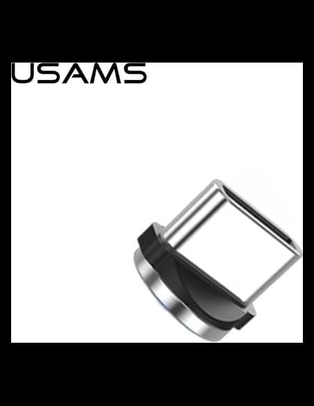 USAMS Adapter Magnetic USB-C bulk silver SJ159USBTA (US-SJ159)