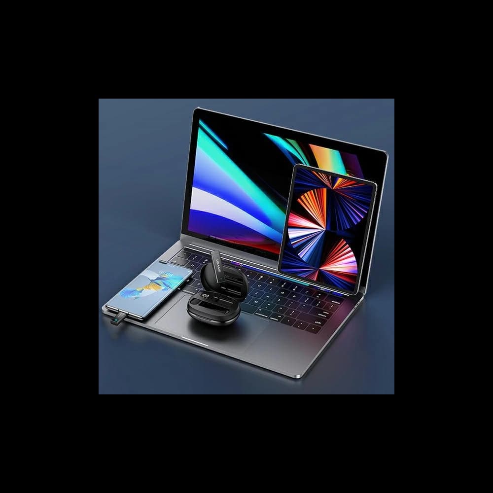 Microfonul lavalier USAMS ENC 2.4G Wireless cu USB-C + 2x adaptor ZB247MKF01 - 9