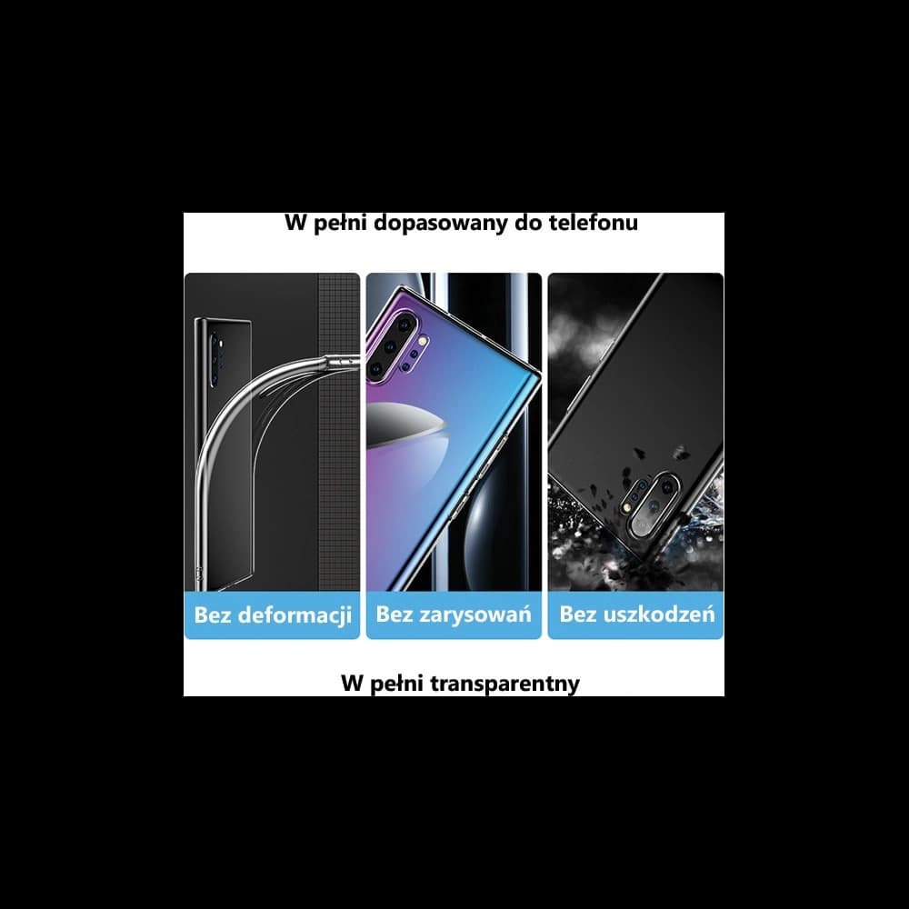 Etui USAMS Primary Samsung Galaxy Note 10+ Plus průhledné NOTE10PYS01 - 2