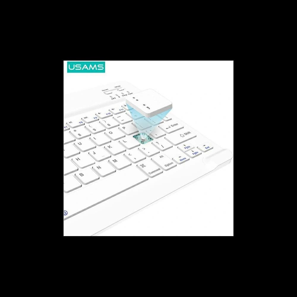 Etui USAMS Winro Keyboard Apple iPad 9.7 2018 (6. generace) fialové etui-bílá klávesnice/purple cover-white keyboard - 4