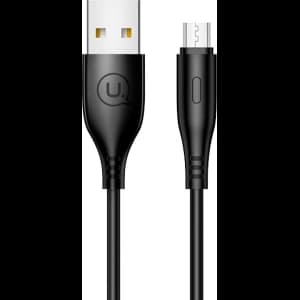 USAMS U18 microUSB 2A Gyors Töltő Kábel 1m fekete/SJ268USB01