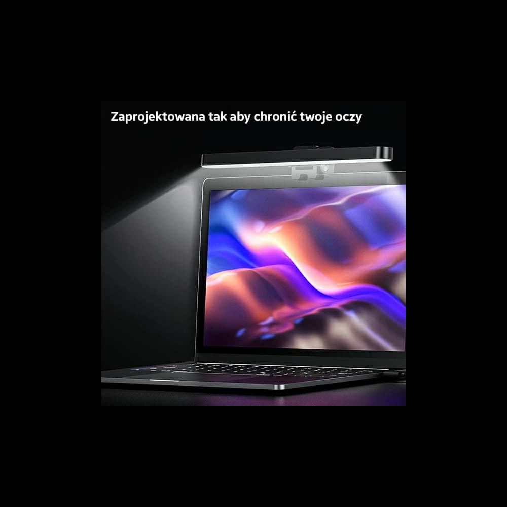 Lampă LED pentru laptop USAMS U-View Series neagră/black ZB236PMD01 - 4