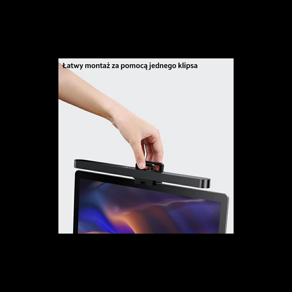 Lampă LED pentru laptop USAMS U-View Series neagră/black ZB236PMD01 - 5