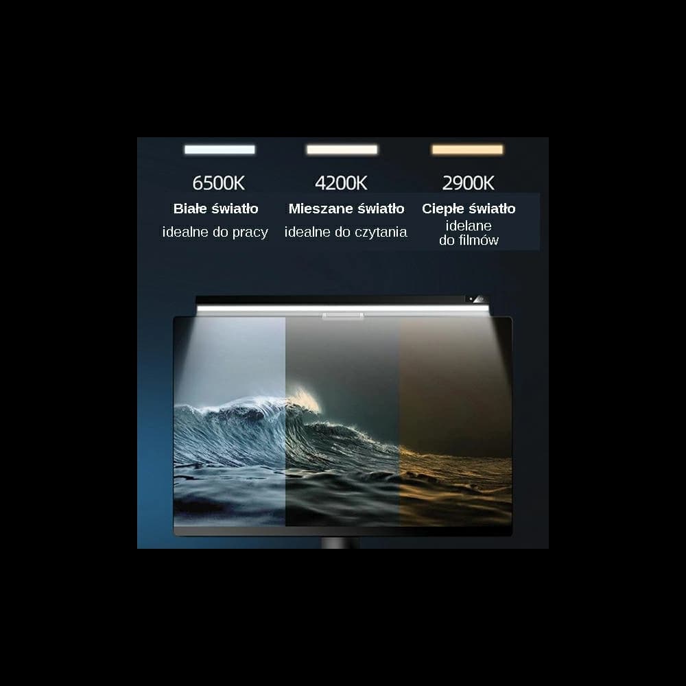 LED-Leuchte für Monitor USAMS Usual Series schwarz ZB179PMD01 - 4